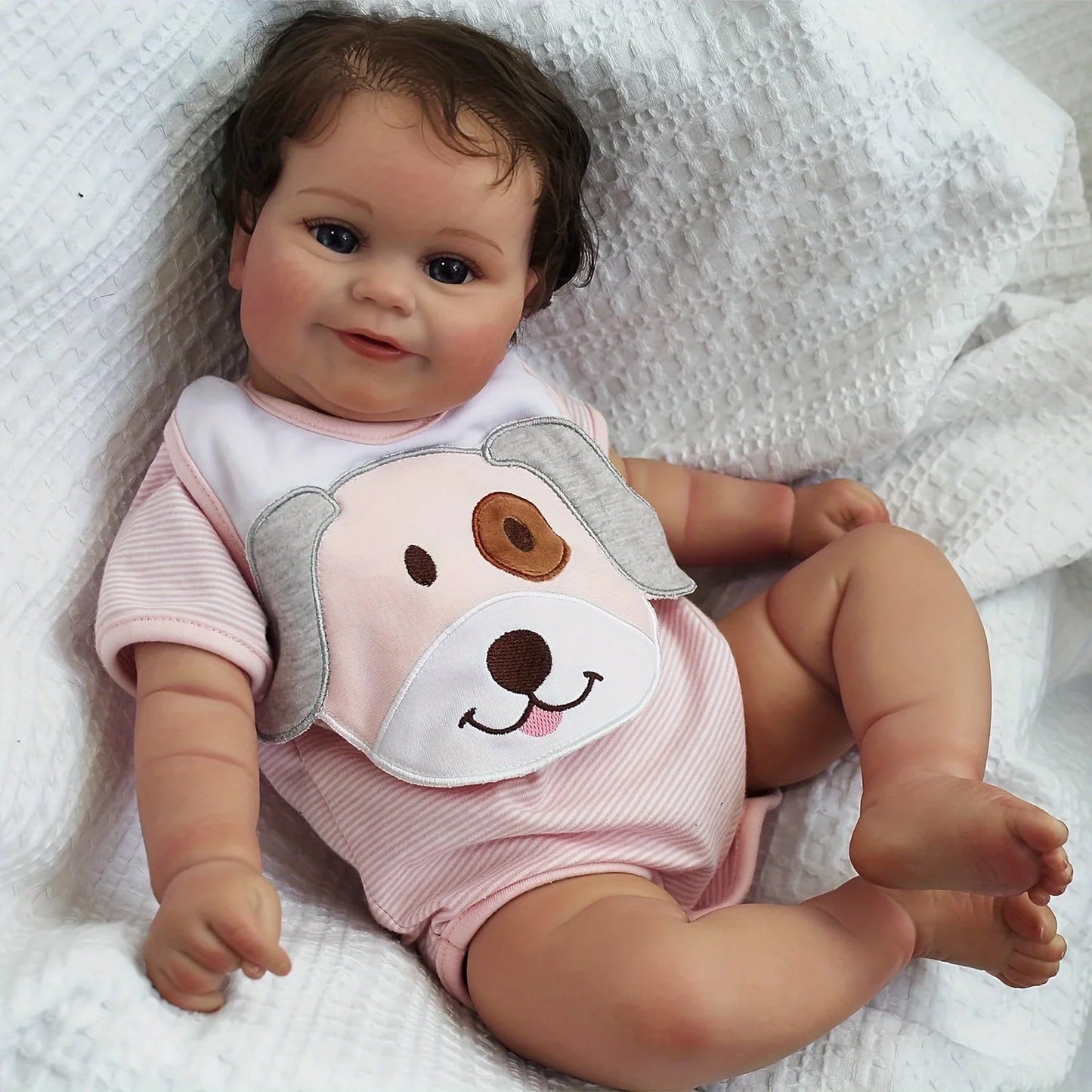 Lifelike 50cm Reborn Baby Doll – Realistic Newborn Girl with Soft Body & Natural Features