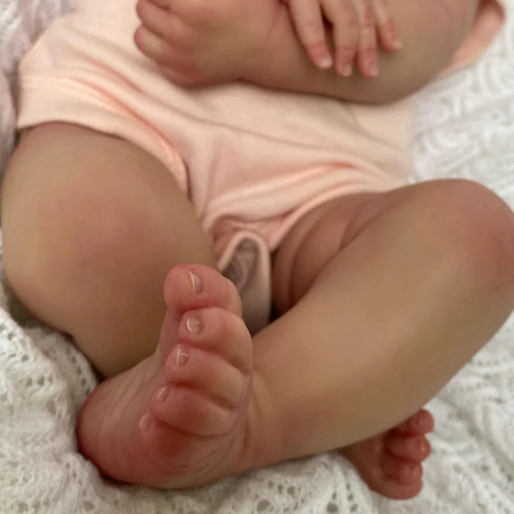 Lifelike Reborn Baby Doll – Realistic Newborn Girl with Soft Body & Natural Features
